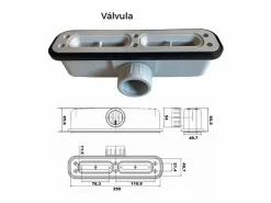 Best STANO Plato de ducha resina COVER 80x160cm Blanco