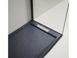 Sale Plato de ducha resina LUX ANTRACITA 80x100cm rejilla inox Plato De Ducha