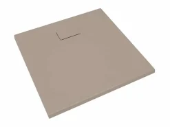 Plato de ducha SMC marrón 90x80 cm ES919638