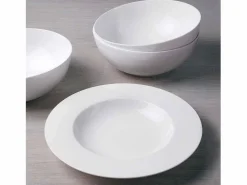 New VILLEROY & BOCH Plato hondo de porcelana D24 cm, Royal Blanco