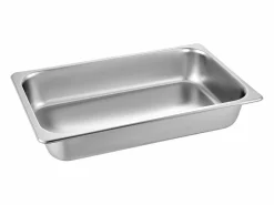 Discount Plato, SucceBuy - Sartén Vaporera de Acero Inoxidable de 10,1 CM de Profundidad con Tapa, 13 L, Antiatasco, Paquete de 4