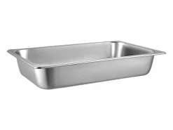 Discount Plato, SucceBuy - Sartén Vaporera de Acero Inoxidable de 10,1 CM de Profundidad con Tapa, 13 L, Antiatasco, Paquete de 4