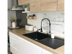 Discount Plimo Mezclador para fregadero con ducha móvil cromado Grifo De Cocina
