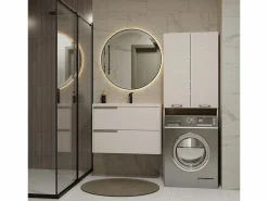 POLA - Mueble de Baño sobre la Lavadora - - 64 x 30 x 180 cm Mueble Para Lavadora