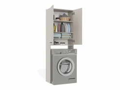 POLA - Mueble de Baño sobre la Lavadora - - 64 x 30 x 180 cm Mueble Para Lavadora