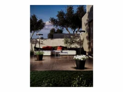 Clearance Poldina Reverso Solar L Sage - Lámpara de pie LED solar y recargable 11,7W - Lámpara de pie para exterior e interior H.156cm Verde