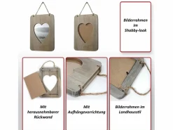 New MCW Portarretratos de aspecto desgastado Kranj Gris