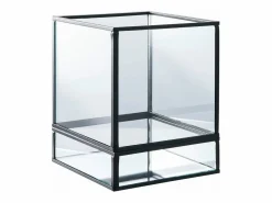 Best Portavelas de metal y cristal 12 x 15 cm Iluminación Exterior