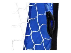 Discount Portería de fútbol desplegable, 2 piezas, portátil y plegable, con bolsa de transporte, (123 x 80 x 80 cm) Azul