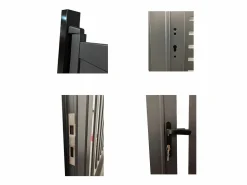Sale Portón de aluminio Ancho 300 x Alt. 179 cm antracita LABRIT II Portón