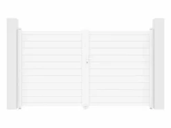Clearance Portón de aluminio Ancho 305 x Alt. 181 cm NAZARIO Portón