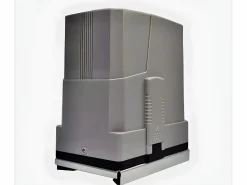 Clearance EXPERTLAND Portón eléctrico corredera aluminio calado Ancho 401 x Alt. 149 cm antracita TARNOS II Gris antracita
