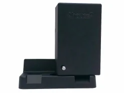 Online EXPERTLAND Portón motorizado de aluminio color antracita NAZARIO - Ancho 392 x Alt. 173 cm Gris antracita
