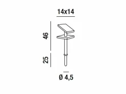 Discount Poste de aluminio SOLAR con panel solar ajustable y sensor crepuscular - Grafito 3000k Energía Solar