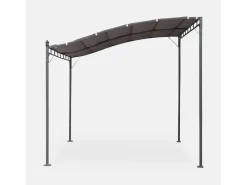 Sweeek Pérgola adosada de acero, 3x2.5m