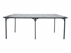 Sale Habitat et jardin Pérgola adosada "Marvin" - 5,5 x 3 m - 545 x 298 x 243 cm - oscuro Gris