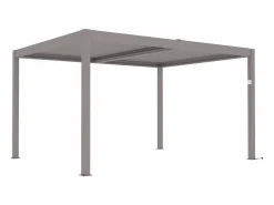 EXPERTLAND Pérgola aurtante eléctrica aluminio lamas orientables 12 m² AMADORA
