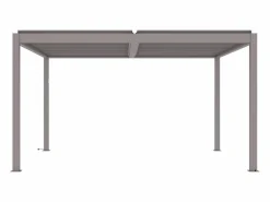EXPERTLAND Pérgola aurtante eléctrica aluminio lamas orientables 12 m² AMADORA
