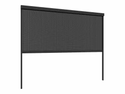 Hot Pérgola bioclimática autoportante aluminio 12m² cortina retráctil - Antracita - ALMAFI Pérgola