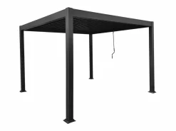 Sale EXPERTLAND Pérgola bioclimática autoportante con lamas orientables - 9 m² - antracita - AMALFI Gris antracita