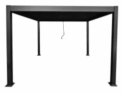 Sale EXPERTLAND Pérgola bioclimática autoportante con lamas orientables - 9 m² - antracita - AMALFI Gris antracita