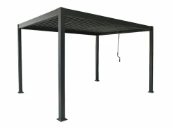 Best Pérgola bioclimática independiente con lamas orientables - 12 m² - antracita - AMALFI Pérgola