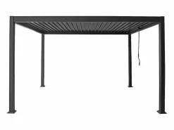 Best Pérgola bioclimática independiente con lamas orientables - 12 m² - antracita - AMALFI Pérgola