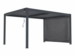 New Pérgola bioclimática "Windsor premium" con led y toldo de aluminio - 3 x 4 m - Pérgola
