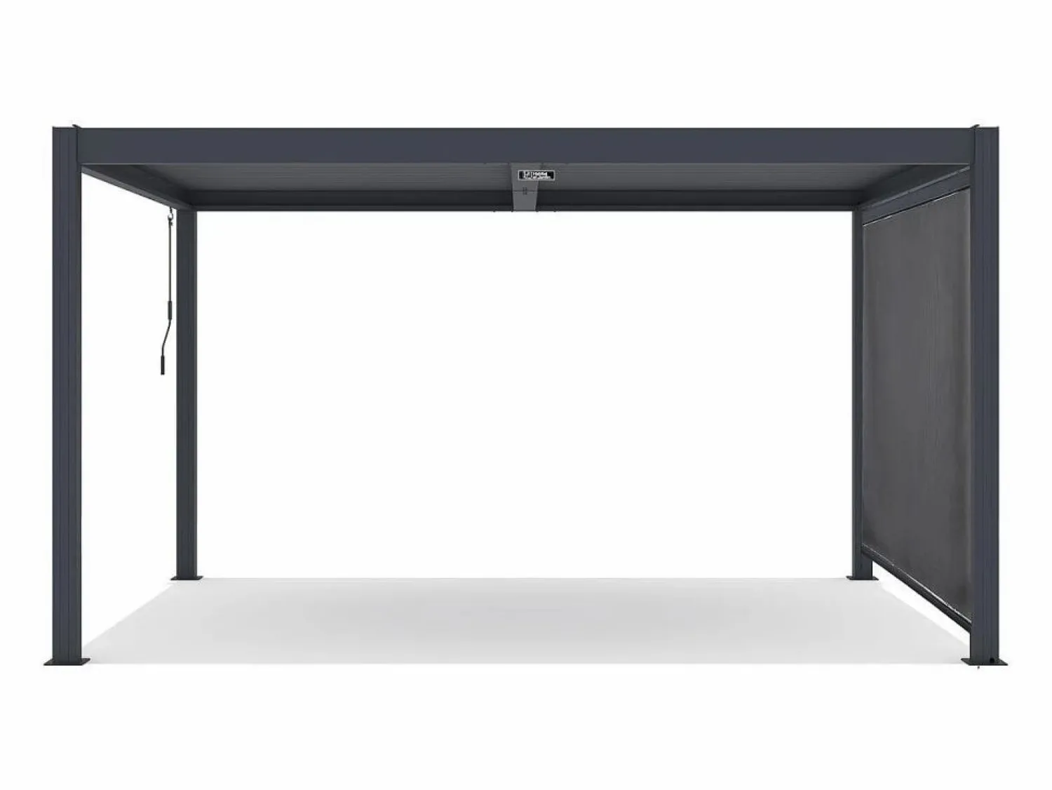 New Pérgola bioclimática "Windsor premium" con led y toldo de aluminio - 3 x 4 m - Pérgola