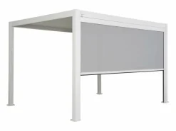 Sale Sweeek Pérgola bioclimática 3x4m con toldo vertical de 4m Blanco