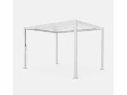 Sweeek Pérgola bioclimática 3x4m de aluminio con lamas orientables