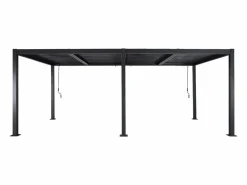 Discount Sweeek Pérgola bioclimática 3x6m de aluminio y acero con lamas orientables Negro