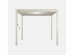 Sweeek Pérgola bioclimática 3x3m de aluminio con lamas orientables