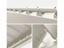 Sweeek Pérgola bioclimática 3x3m de aluminio con lamas orientables