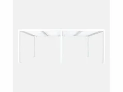 Sale Sweeek Pérgola bioclimática 3x6m de aluminio y acero con lamas orientables Blanco