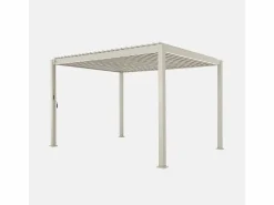 Discount Pérgola bioclimática 3x4m de aluminio con lamas orientables Pérgola