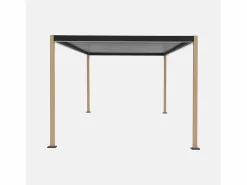 Sale Pérgola bioclimática 3x4m de aluminio y acero con lamas orientables y Pérgola
