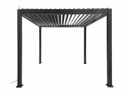 Sweeek Pérgola bioclimática 3x3m eléctrica de aluminio con iluminación led