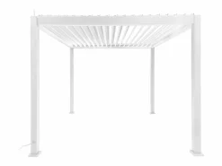 Sweeek Pérgola bioclimática 3x3m eléctrica de aluminio con iluminación led