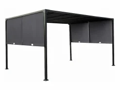 Habitat et jardin Pérgola con techo metálico retráctil "Courtenay" - 3 x 4 m -