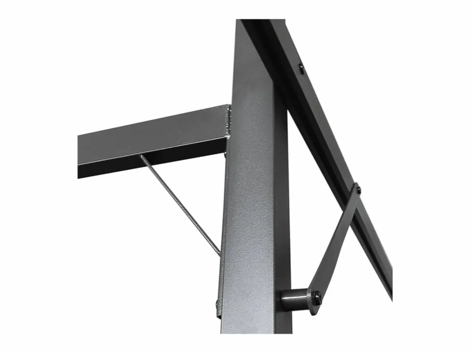 Pérgola con techo retráctil color topo 589x292x230 cm