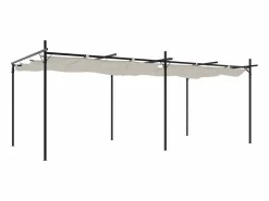 Best Pérgola con techo retráctil 589x292x230 cm Pérgola