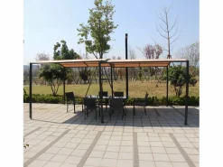 Online Pérgola corredera extensible y carport de 9m² a 16m², gris y ICARIA Pérgola