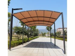 Online Pérgola corredera extensible y carport de 9m² a 16m², gris y ICARIA Pérgola