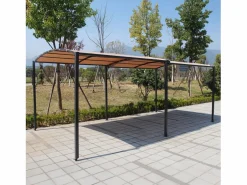 Online Pérgola corredera extensible y carport de 9m² a 16m², gris y ICARIA Pérgola