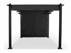 Pérgola de jardín exterior rectangular de aluminio de 3x4 m Barbados -