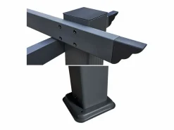 New Pérgola independiente 3 × 4m CASSIS topo estructura de aluminio Pérgola