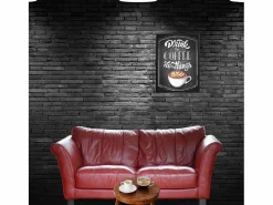 Print decorativo drink the coffe do the things taza 40x30x2,5 cm Transparente