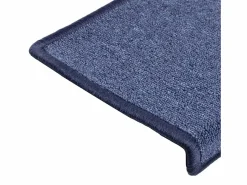 Discount Garden Furniture Prolenta Premium - Alfombras de peldaños de escalera 15 uds 65x21x4 cm Azul