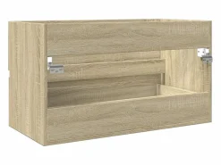 Garden Furniture Prolenta Premium - Armario lavabo madera de ingeniería roble Sonoma 80x38,5x45 cm